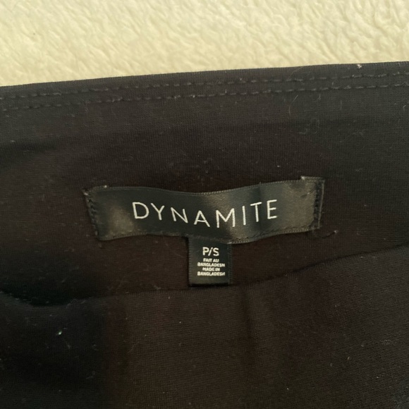 Dynamite Women’s High Waisted Black Dress Leggings - Picture 3 of 5